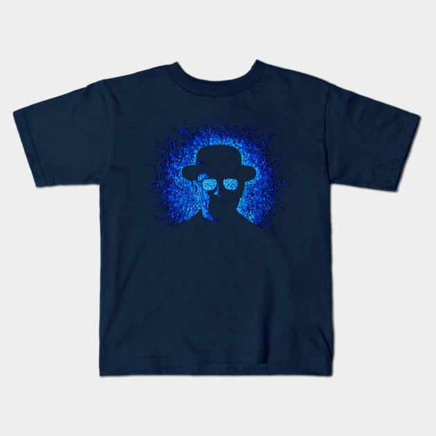 Baby Blue Kids T-Shirt by TonyCenteno